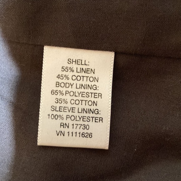 Isaac Mizrahi Linen Blend Jacket Size XL - Picture 6 of 7